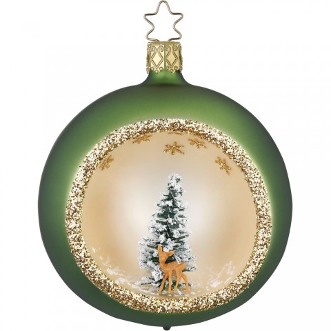 Inge Glas Glass Ornament - In the Woods - TEMPORARILY OUT OF STOCK
